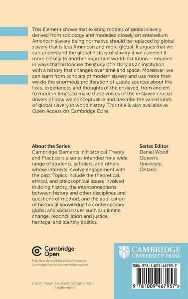 Produktbild: Writing the History of Global Slavery