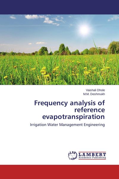 Produktbild: Frequency analysis of reference evapotranspiration
