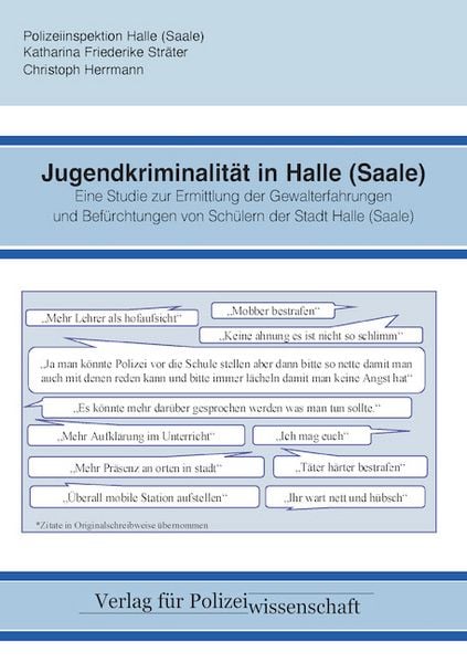 Produktbild: Jugendkriminalit&auml;t in Halle (Saale)