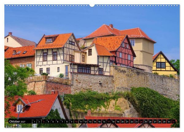 Produktbild: Quedlinburg - Welterbestadt im Harz (Wandkalender 2027 DIN A2 quer), CALVENDO Monatskalender