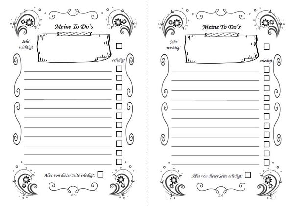 Produktbild: Mein To Do Listen Organizer