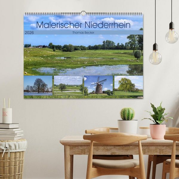 Produktbild: Malerischer Niederrhein (Wandkalender 2026 DIN A2 quer), CALVENDO Monatskalender