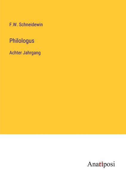 Produktbild: Philologus