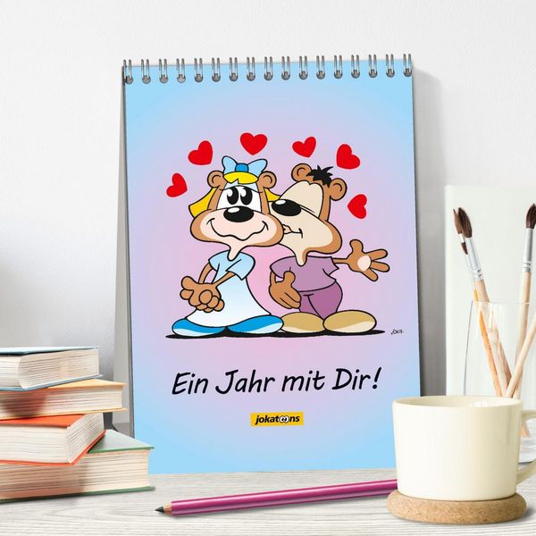 Produktbild: Ein Jahr mit Dir! (Tischkalender 2026 DIN A5 hoch), CALVENDO Monatskalender