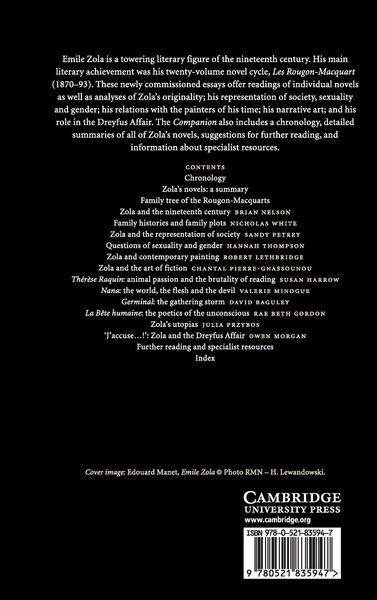Produktbild: The Cambridge Companion to Zola
