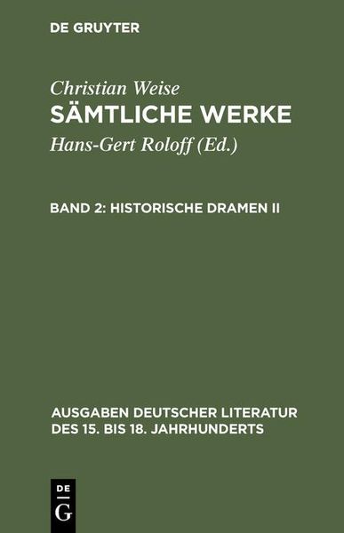 Produktbild: Historische Dramen II
