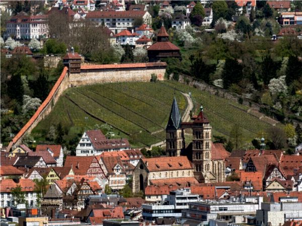 Produktbild: CALVENDO Puzzle Luftbild auf Burg und Stadtkirche 1000 Teile Lege-Gr&ouml;&szlig;e 64 x 48 cm Foto-Puzzle Bild von Horst Eisele