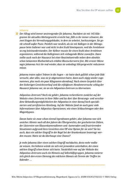Produktbild: Meine Adipositas-OP. Magenverkleinerung, Magenband, Bypass & Co.
