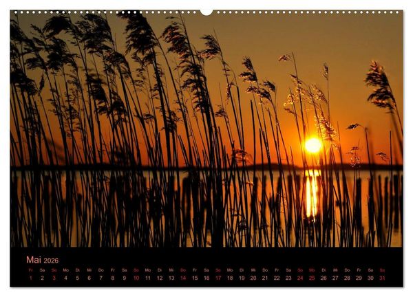 Produktbild: Sonnenuntergang (Wandkalender 2026 DIN A2 quer), CALVENDO Monatskalender