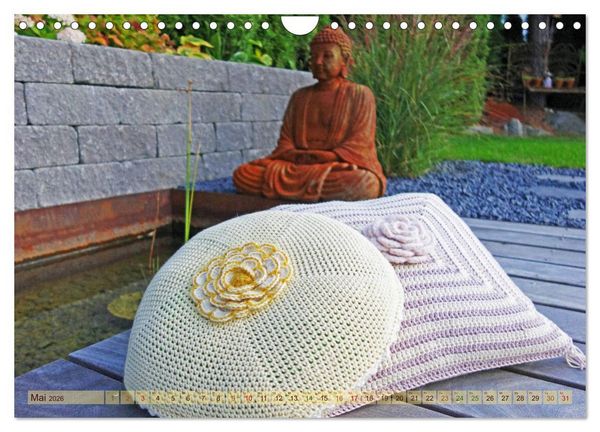 Produktbild: H&auml;kelimpressionen - Geh&auml;kelte Ideen f&uuml;r Haus und Garten (Wandkalender 2026 DIN A4 quer), CALVENDO Monatskalender