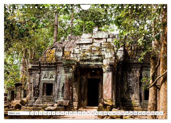 Produktbild: Siem Reap Stadt der Tempel Kambodscha (Wandkalender 2026 DIN A4 quer), CALVENDO Monatskalender