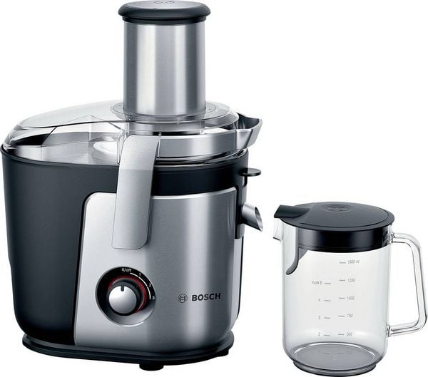 Produktbild: Bosch Haushalt Entsafter MES4010 1200 W Silber, Schwarz