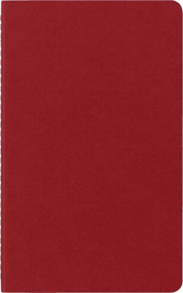 Produktbild: Moleskine Cahier Pocket Ruled Red Cover L. 3er Pack