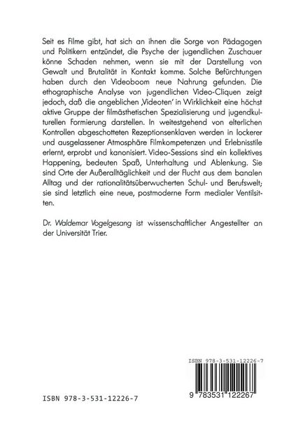 Produktbild: Jugendliche Video-Cliquen