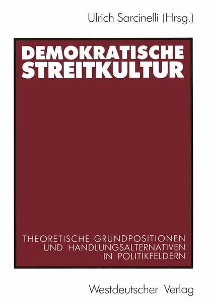 Produktbild: Demokratische Streitkultur