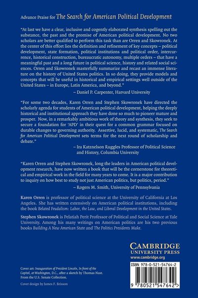 Produktbild: The Search for American Political Development