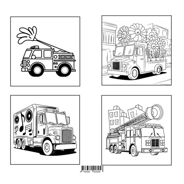 Produktbild: Fun Trucks Coloring Book for Kids