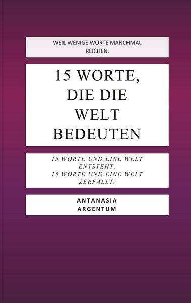 Produktbild: 15 Worte, die die Welt bedeuten