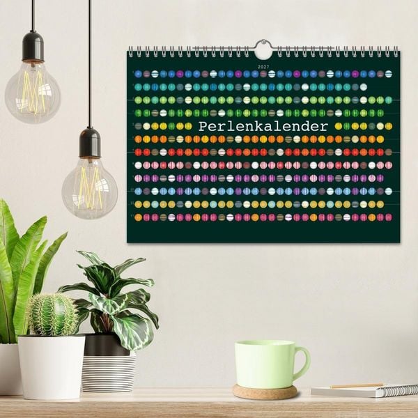 Produktbild: Perlenkalender (Wandkalender 2027 DIN A4 quer), CALVENDO Monatskalender