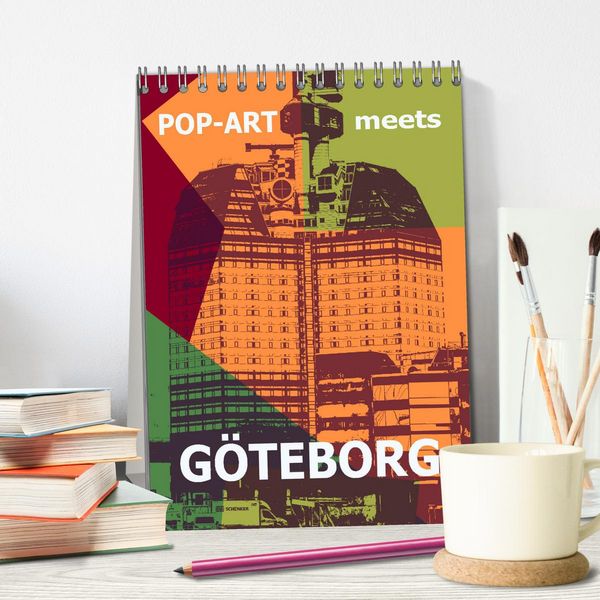 Produktbild: POP-ART meets G&ouml;teborg (Tischkalender 2026 DIN A5 hoch), CALVENDO Monatskalender