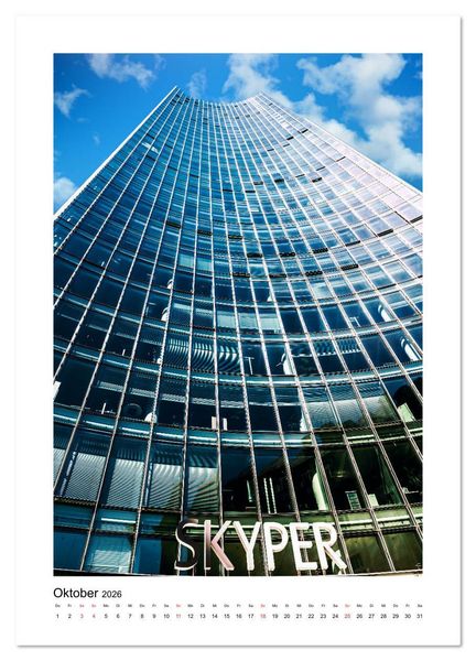 Produktbild: Frankfurt Vertikal Michael Jaster (Wandkalender 2026 DIN A3 hoch), CALVENDO Monatskalender
