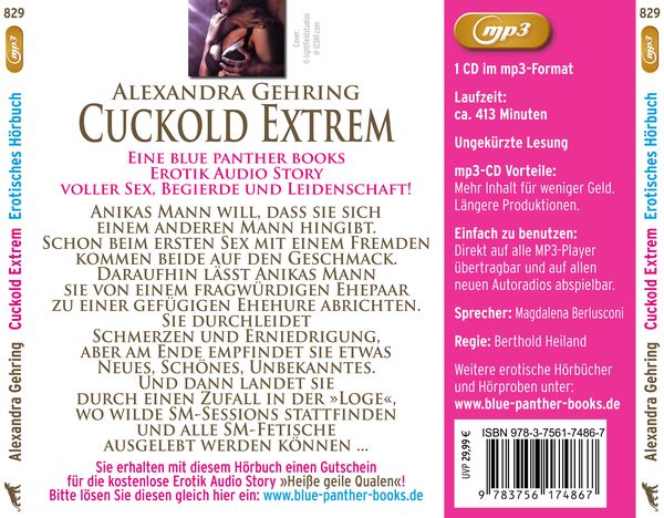 Produktbild: Cuckold Extrem | Erotik SM-Audio Story | Erotisches SM-Hörbuch MP3CD