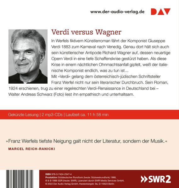 Produktbild: Verdi. Roman der Oper