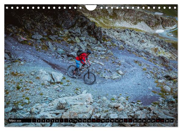 Produktbild: Downhill Action (Wandkalender 2026 DIN A4 quer), CALVENDO Monatskalender