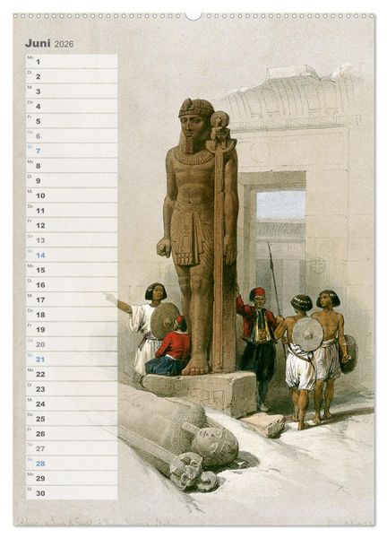 Produktbild: &Auml;gyptens Tempel (Wandkalender 2026 DIN A2 hoch), CALVENDO Monatskalender