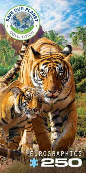 Produktbild: Kinder Puzzle 250 Teile - Tigers