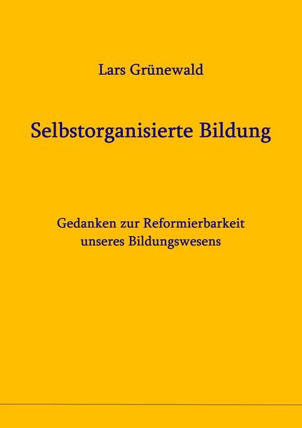 Produktbild: Selbstorganisierte Bildung