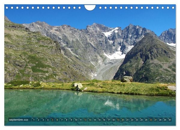 Produktbild: Le paradis des lacs de montagne (Calendrier mural 2026 DIN A4 vertical), CALVENDO calendrier mensuel