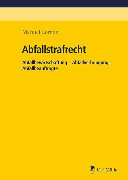 Produktbild: Abfallstrafrecht