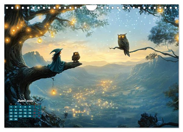 Produktbild: Zauber zur Mitternacht (Wandkalender 2026 DIN A4 quer), CALVENDO Monatskalender