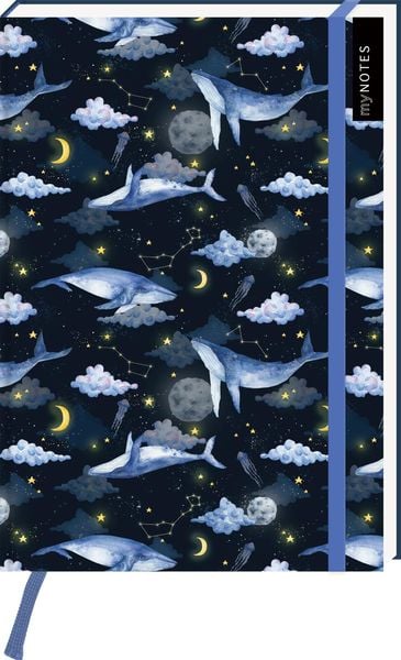 MyNOTES Notizbuch A5: Cosmic Whale, Buch von , arsedition, 4014489131809