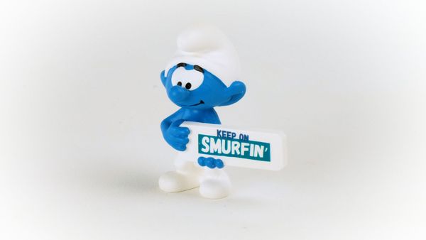 Schleich - Schlumpf Smurfin Schild