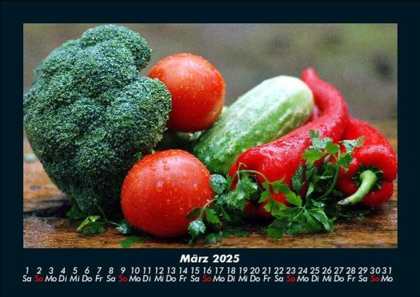Produktbild: Gem&uuml;sekalender 2025 Fotokalender DIN A5