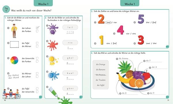 Produktbild: Deutsch f&uuml;r clevere Kids - 5 W&ouml;rter am Tag