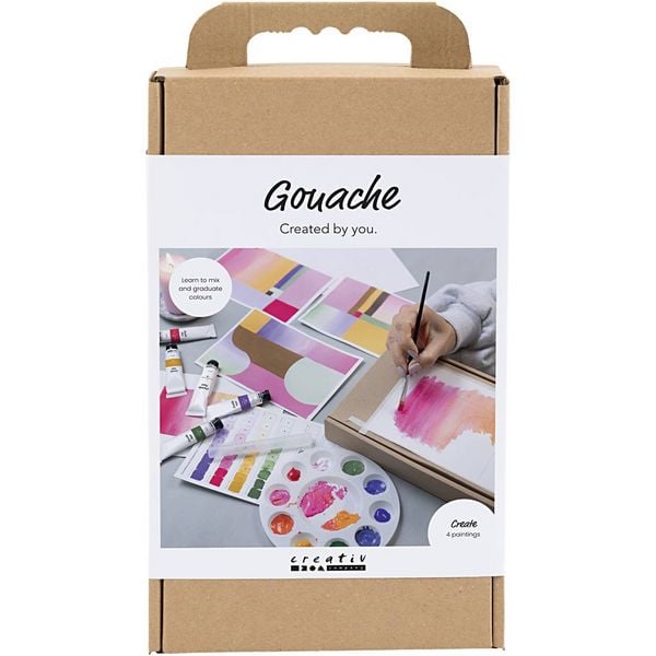 Produktbild: Creativ Company Kreativ Set Gouache, Gem&auml;lde, sortierte Farben