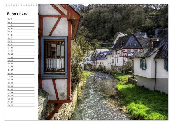 Produktbild: Die sch&ouml;nsten Orte der Eifel (Wandkalender 2026 DIN A2 quer), CALVENDO Monatskalender
