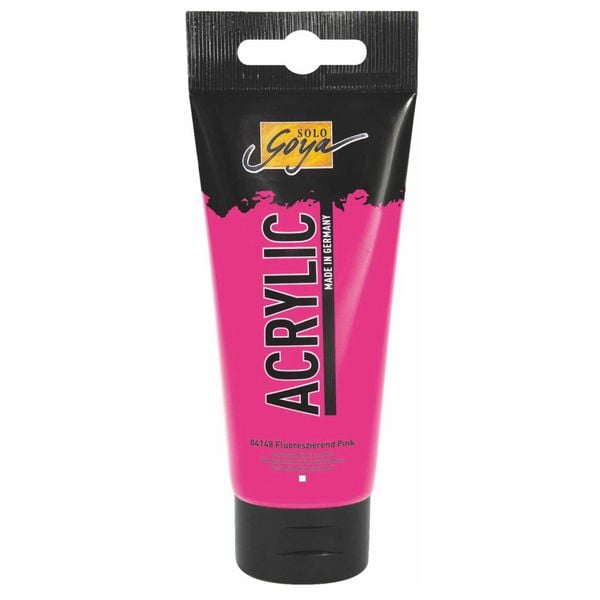 Produktbild: KREUL SOLO GOYA Acrylic Fluoreszierend Pink 100 ml Tube