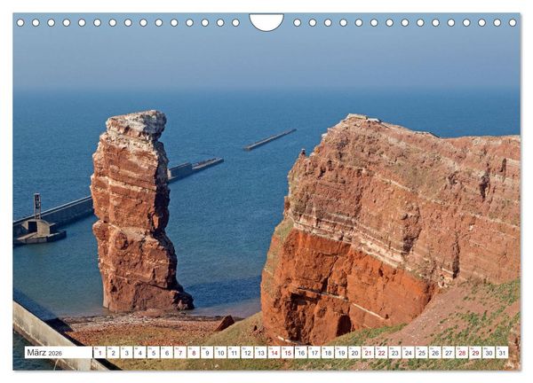 Produktbild: Helgoland - Hochseeinsel in der Nordsee (Wandkalender 2026 DIN A4 quer), CALVENDO Monatskalender