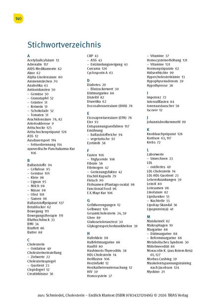 Produktbild: Cholesterin - Endlich Klartext