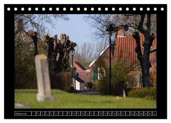 Produktbild: Rysum - Warfendorf in Ostfriesland (Tischkalender 2026 DIN A5 quer), CALVENDO Monatskalender