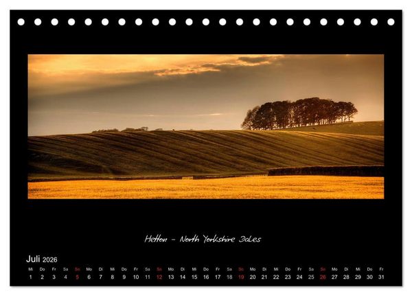 Produktbild: Amazing England - England's sch&ouml;nste Seiten (Tischkalender 2026 DIN A5 quer), CALVENDO Monatskalender