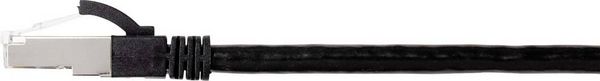 Produktbild: Renkforce RF-4538210 RJ45 Patchkabel CAT 6a S/FTP 50.00 m Schwarz f&uuml;r Au&szlig;enbereich geeignet 1 St.