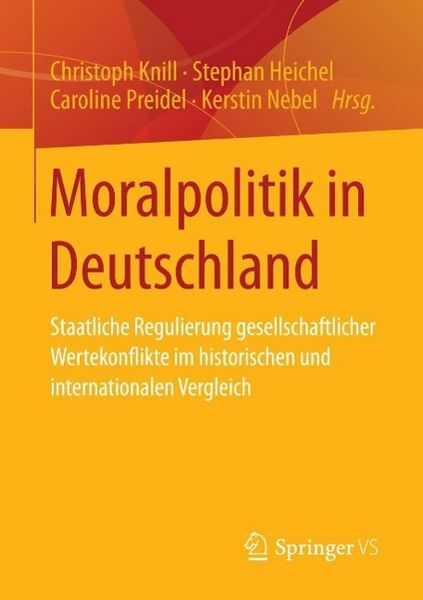 Produktbild: Moralpolitik in Deutschland