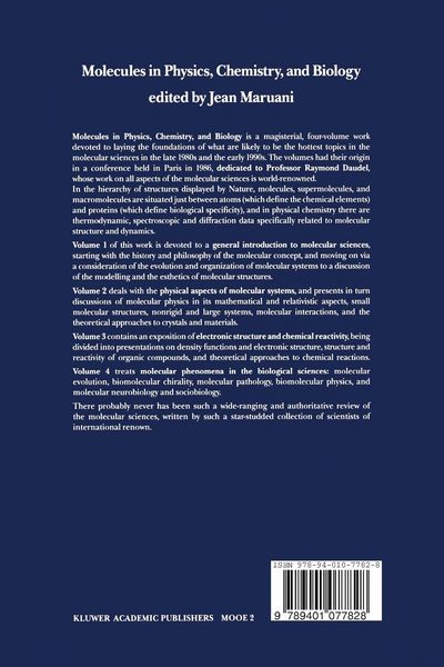 Produktbild: Molecules in Physics, Chemistry, and Biology