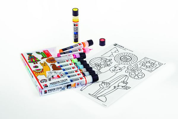 Produktbild: Marabu Window Color fun&fancy Lama 10x25ml