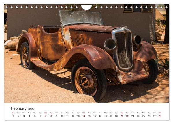 Produktbild: Old cars in Solitaire Namibia (Wall Calendar 2026 DIN A4 landscape), CALVENDO 12 Month Wall Calendar